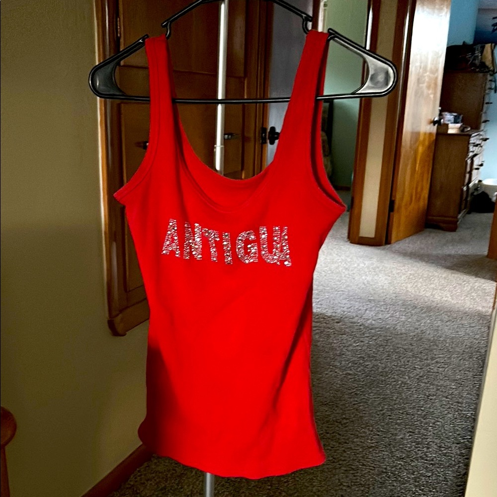 Antigua Women's Red Tank Top